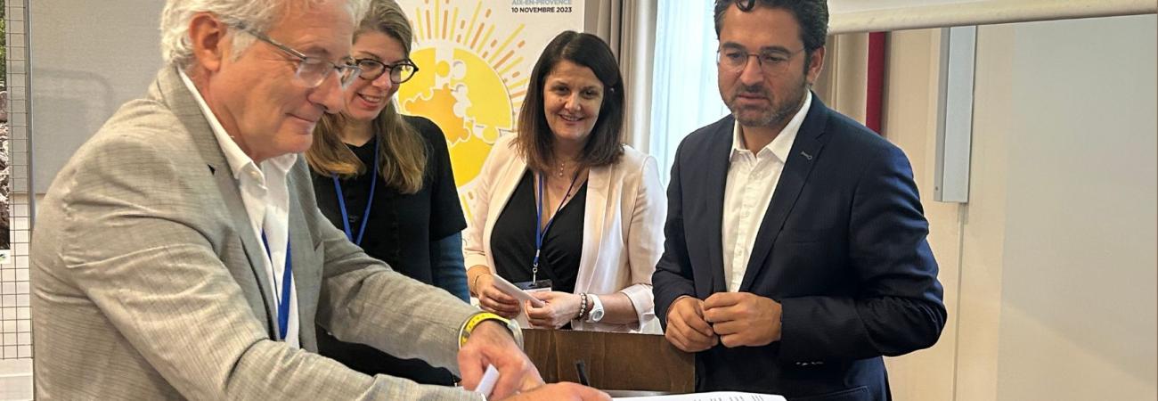 Fédération Hospitalière de France - Responsabilité populationnelle : Signature convention de partenariat