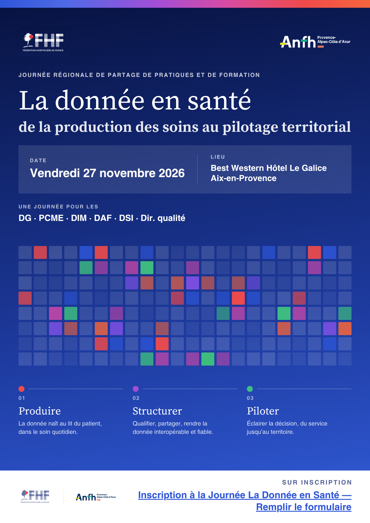 Fédération Hospialière de France, Région PACA - Journée de la donnée en santé : de la production des soins au pilotage territorial